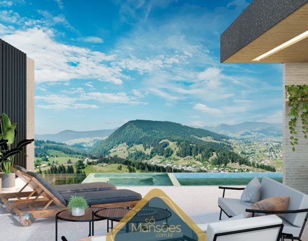 Casa de Alto Padrão de 580 m² à Venda com 3 Suítes e Piscina com Borda Infinita no Condomínio Eco Casa Branca, Brumadinho - MG