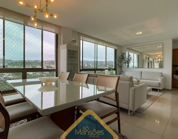 Apartamento de 117 m² à Venda com 1 Suíte e Quadra de Tênis no Vale dos Cristais, Nova Lima - MG