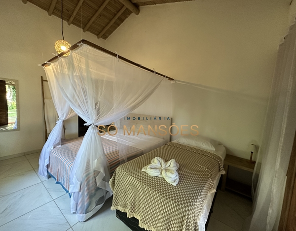 Pousada com 8 suítes à venda na Estrada dos Macacos - Trancoso/BA. 