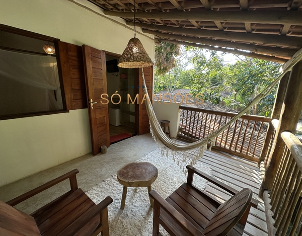 Pousada com 8 suítes à venda na Estrada dos Macacos - Trancoso/BA. 