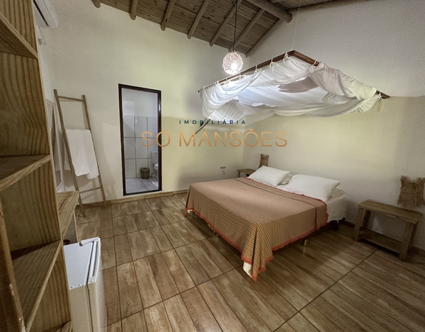 Pousada com 8 suítes à venda na Estrada dos Macacos - Trancoso/BA. 