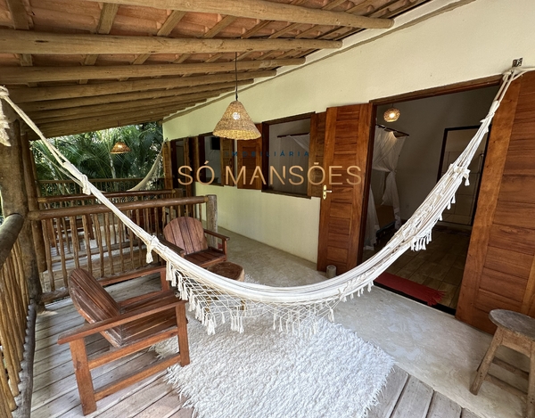 Pousada com 8 suítes à venda na Estrada dos Macacos - Trancoso/BA. 