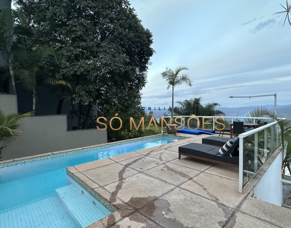 Casa de Alto Padrão de 330 m² à Venda com 3 Suítes e Vista para o Mar no Condomínio Quintas do Sol, Nova Lima - MG