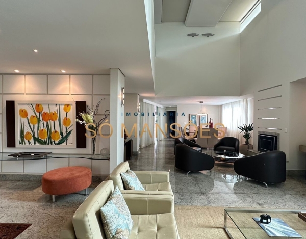 Casa de Luxo de 436 m² à Venda com 1 Suíte e Piscina Aquecida no Condomínio Alphaville - Lagoa dos Ingleses, Nova Lima - MG