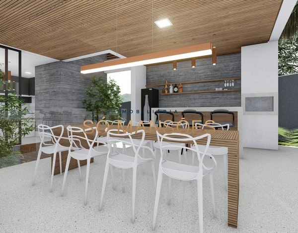 EXCELENTE CASA EM CONSTRUÇÃO NO CONDOMÍNIO ALPHAVILLE