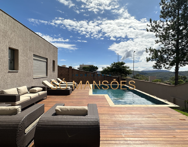 MAGNÍFICA CASA LINEAR MOBILIADA À VENDA NO ALPHAVILLE LAGOA DOS INGLESES
