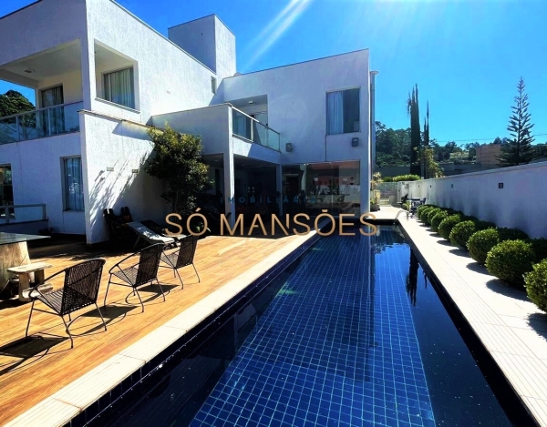 Casa Espaçosa de 629 m² à Venda com 4 Suítes e Sauna no Alphaville - Lagoa dos Ingleses, Nova Lima - MG