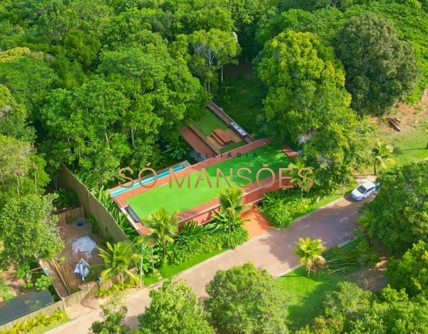 Casa de Luxo de 393 m² à Venda com 6 Suítes e Piscina com Borda Infinita no Condomínio Altos de Trancoso - Bahia, Trancoso - BA