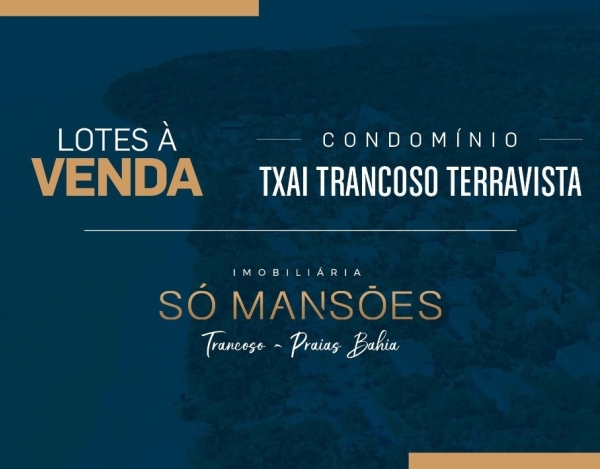 Lote de 1.349 m² à Venda com Vista para o Mar no Condomínio Terravista - Trancoso/BA, Trancoso - BA