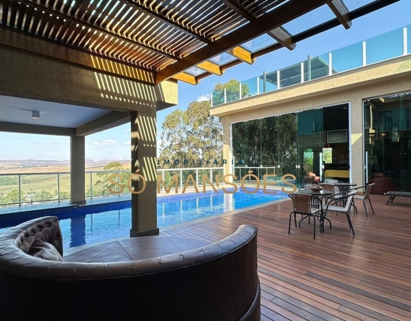 Casa de Luxo de 665 m² à Venda com 4 Suítes e Vista Deslumbrante no Alphaville - Lagoa dos Ingleses, Nova Lima - MG