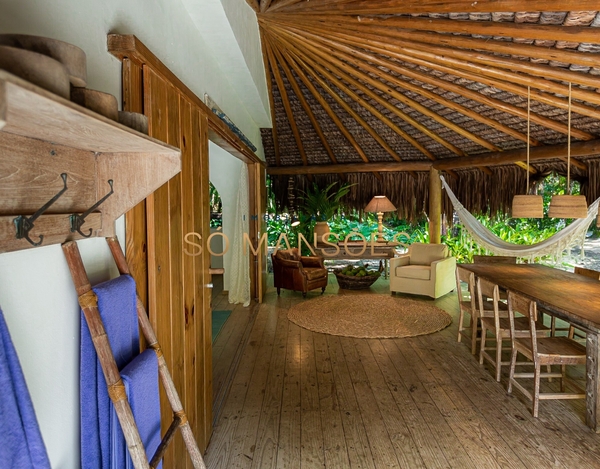 Aconchegante casa de pescador à beira mar, para locação de temporada na Praia do Rio Verde - Trancoso/BA