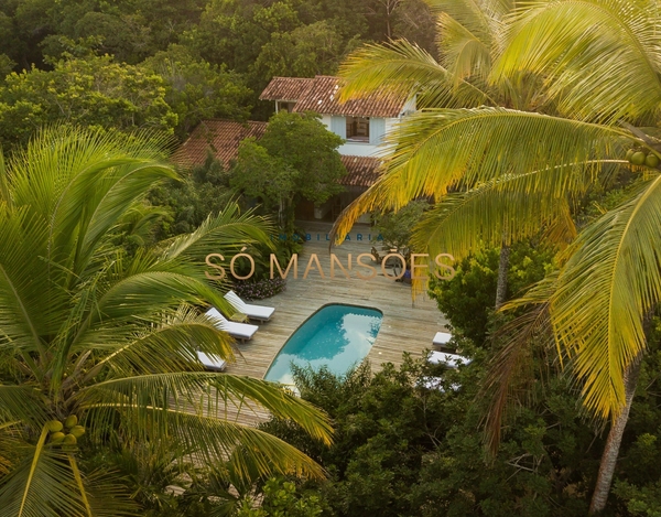Aconchegante casa de pescador à beira mar, para locação de temporada na Praia do Rio Verde - Trancoso/BA