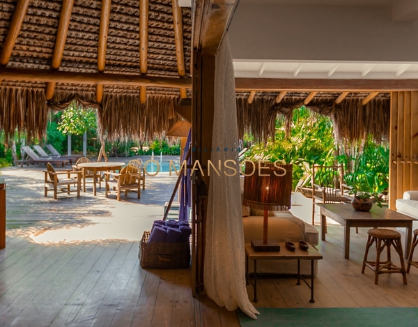 Aconchegante casa de pescador à beira mar, para locação de temporada na Praia do Rio Verde - Trancoso/BA