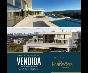 Mais uma super exclusividade Só Mansões.