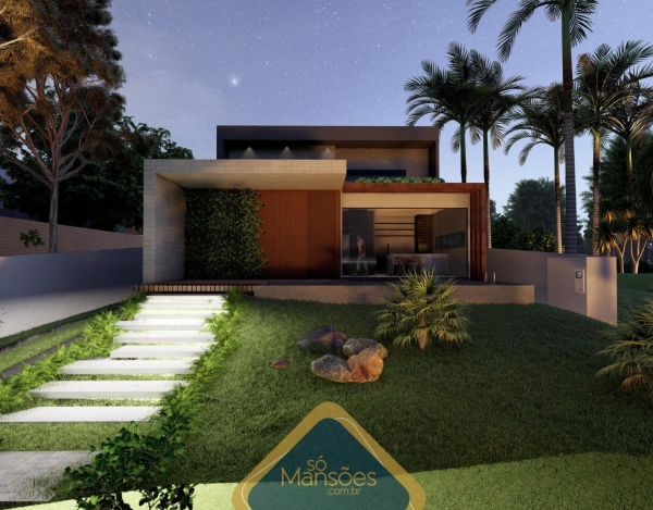 Casa de Alto Padrão de 293 m² à Venda com 2 Suítes e Vista para a Lagoa no Alphaville - Lagoa dos Ingleses, Nova Lima - MG