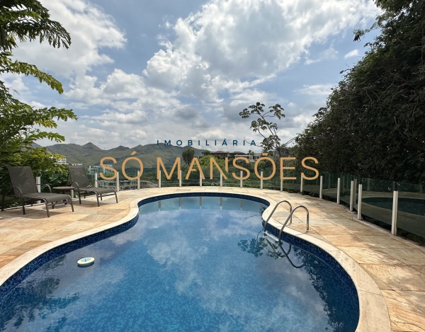 Casa de Luxo de 466 m² à Venda com 4 Suítes e Vista Deslumbrante no Vale dos Cristais, Nova Lima - MG
