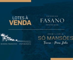Lote de 4.029 m² à Venda com Vista para o Mar no Condomínio Estâncias Fasano, Trancoso - BA
