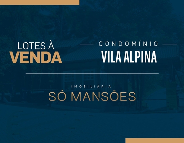 EXCELENTE LOTES À VENDA NO CONDOMÍNIO VILA ALPINA/NOVA LIMA