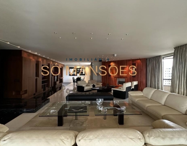Apartamento de Luxo de 572 m² à Venda com 4 Suítes e Espaço Gourmet no Condomínio Nenhum, Nova Lima - MG
