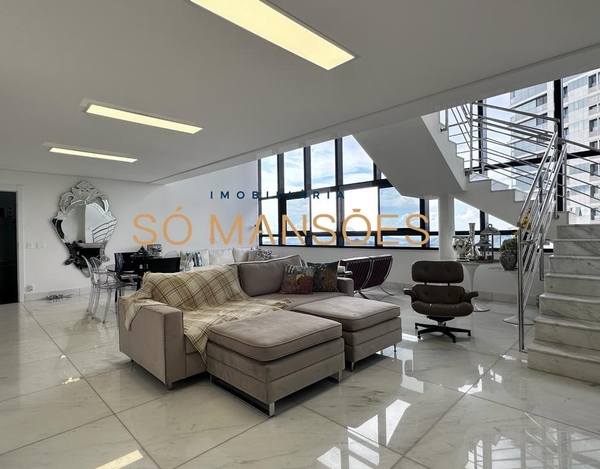 COBERTURA COM 4 QUARTOS E 380 M² COM VISTA 360º NO VILA DA SERRA NOVA LIMA!
