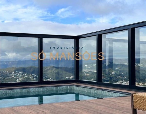 Cobertura Penthouse de 371 m² à Venda com 2 Suítes e Piscina com Borda Infinita no Vila da Serra, Nova Lima - MG