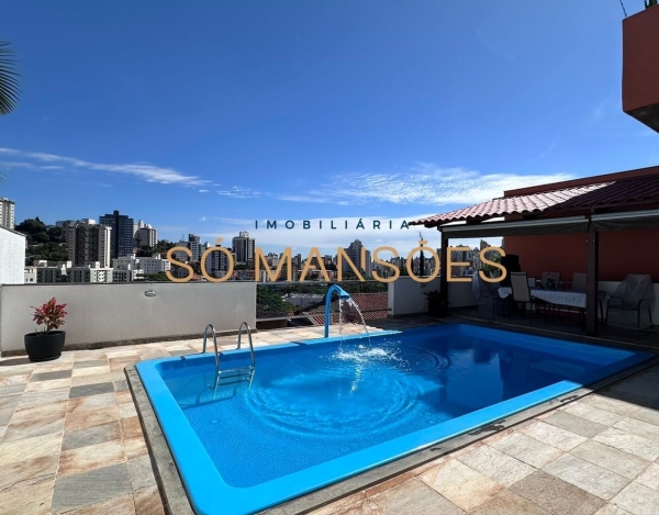 Casa Exclusiva de 398 m² à Venda com 3 Suítes e Vista Deslumbrante no Santa Lúcia, Belo Horizonte - MG