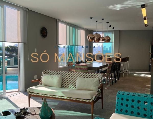Casa de Luxo de 748 m² à Venda com 3 Suítes e Piscina Privativa no Vila Alpina, Nova Lima - MG