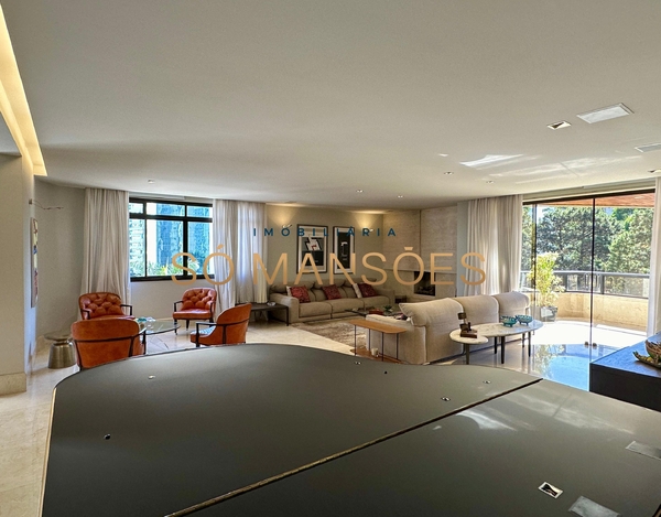 APARTAMENTO DE LUXO COM 565M² À VENDA NA ALAMEDA OSCAR NIEMEYER - VILA DA SERRA.