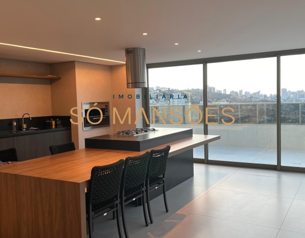 Apartamento de Alto Padrão de 179 m² à Venda com 4 Suítes e Vista Espetacular no Santa Lúcia, Belo Horizonte - MG