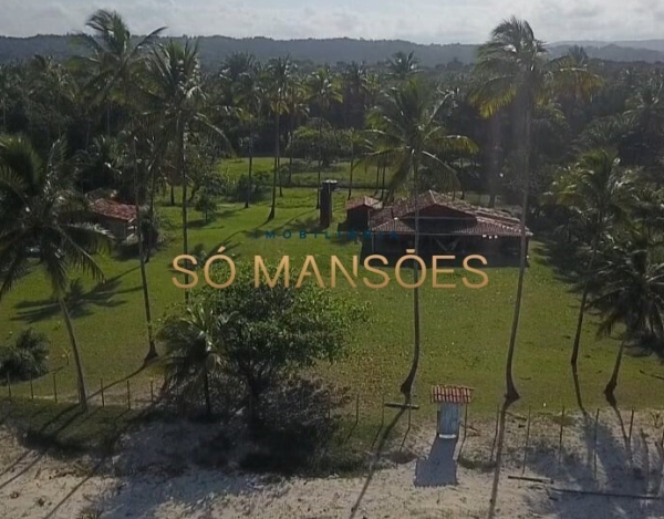 Lote de 6.000 m² à Venda com Pé na Areia no Iritaguá (Distrito), Ilhéus - BA