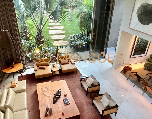 Casa de Luxo de 349 m² à Venda com 5 Suítes e Piscina Aquecida no Bosque da Ribeira, Nova Lima - MG