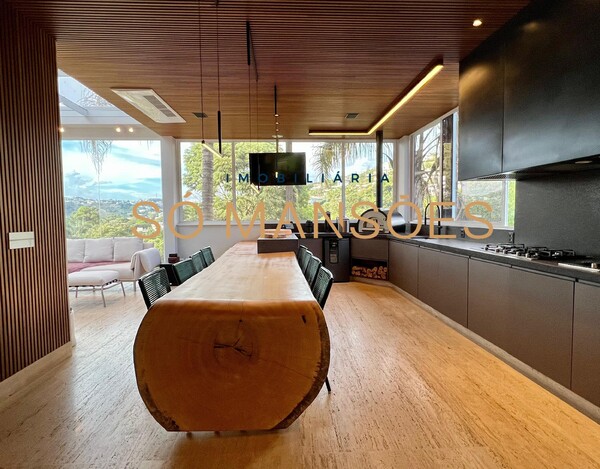 CASA À VENDA NO CONDOMÍNIO BOSQUE DA RIBEIRA / VISTA PRIVILEGIADA COM UM BELO JARDIM