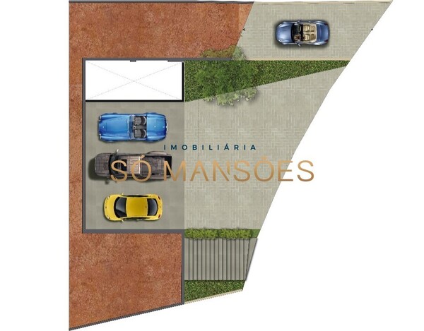 Casa de 550m² em construção à venda no condomínio Vila Alpina.