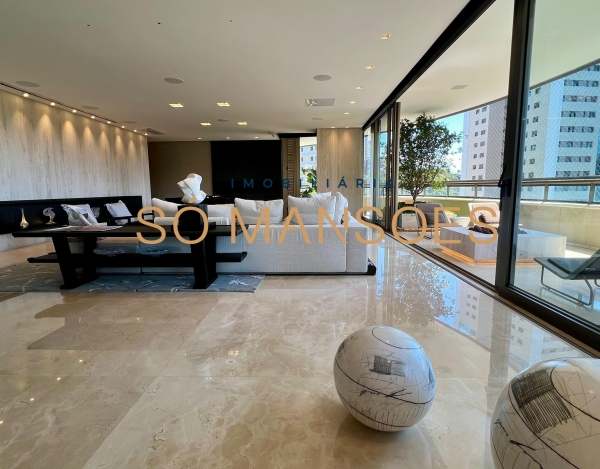 Apartamento de Luxo de 576 m² à Venda com 4 Suítes e Vista Panorâmica no Vale do Sereno, Nova Lima - MG
