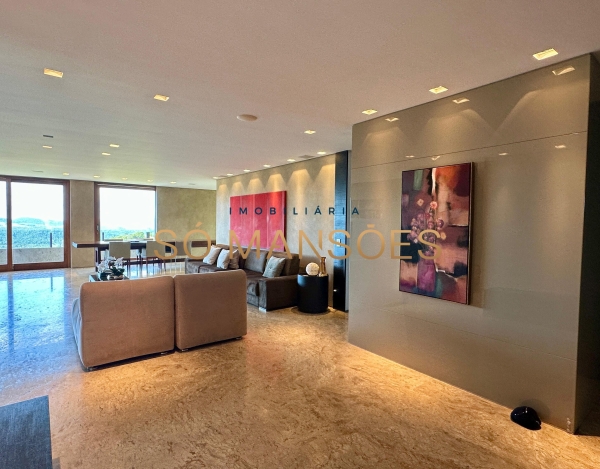 Casa de Luxo de 845 m² à Venda com 5 Suítes e Vista Definitiva no Mirante da Mata, Nova Lima - MG