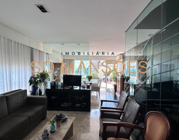Apartamento de Alto Padrão de 175 m² à Venda com 1 Suíte e Vista Panorâmica no Condomínio Nenhum, Belo Horizonte - MG