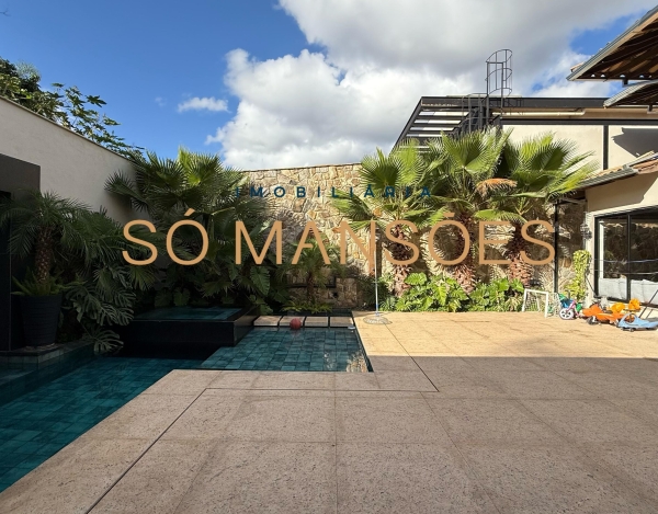 Casa de Luxo de 423 m² à Venda com 4 Suítes e Espaço Gourmet no Belvedere, Belo Horizonte - MG