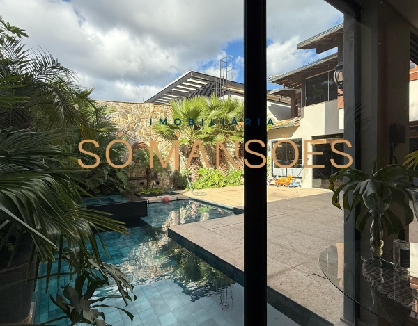 Casa de Luxo de 423 m² à Venda com 4 Suítes e Espaço Gourmet no Belvedere, Belo Horizonte - MG
