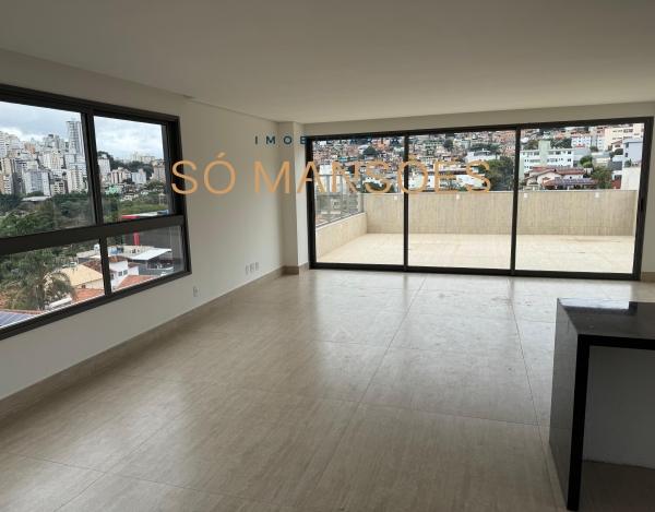 Cobertura Duplex de 199 m² à Venda com 2 Suítes e 3 Vagas no Santa Lúcia, Belo Horizonte - MG