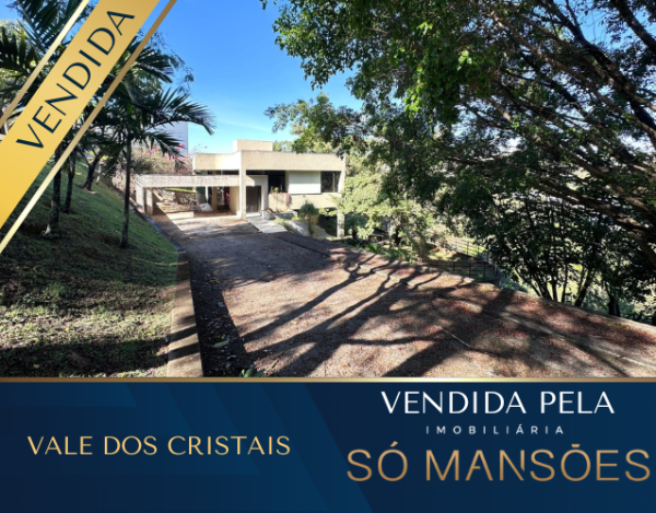 Casa de Luxo à Venda com Vista Definitiva no Vale dos Cristais, Nova Lima - MG