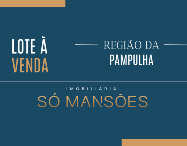 LOTE / TERRENO DE 1.400m² À VENDA NA PAMPULHA