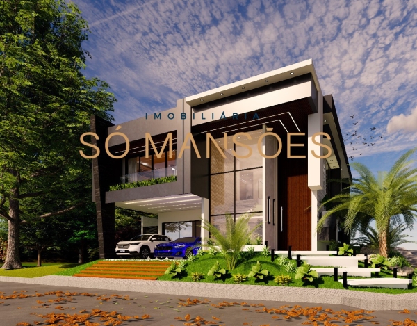 Casa de Alto Padrão de 397 m² à Venda com 3 Suítes e Piscina Privativa no Gran Park Toscana, Vespasiano - MG