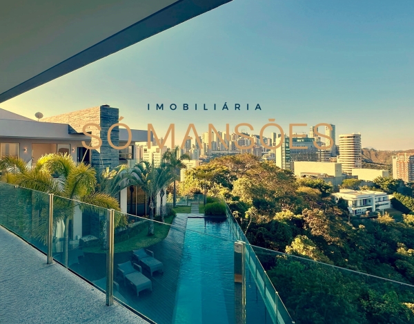 Casa de Luxo de 1.321 m² à Venda com 5 Suítes e Vista Panorâmica no Condomínio Village Terrasse, Nova Lima - MG
