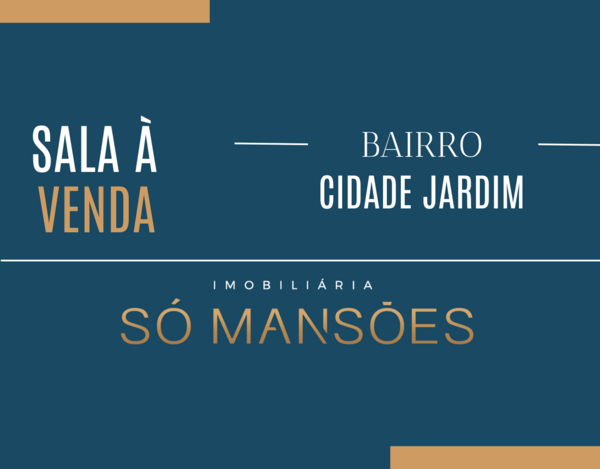 SALA À VENDA NO BAIRRO CIDADE JARDIM