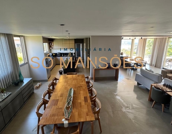 Casa de Luxo de 410 m² à Venda com 5 Suítes e Vista Definitiva no Alphaville - Lagoa dos Ingleses, Nova Lima - MG