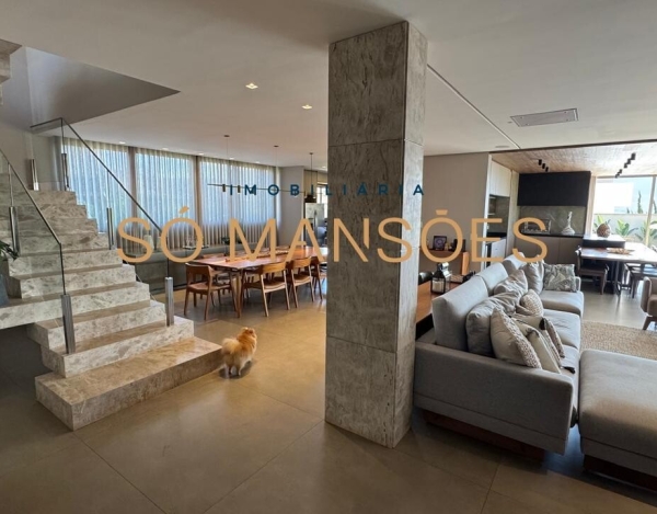 Casa de Luxo de 410 m² à Venda com 5 Suítes e Vista Definitiva no Alphaville - Lagoa dos Ingleses, Nova Lima - MG