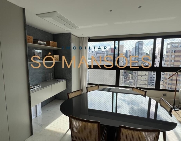 Apartamento de Alto Padrão de 150 m² à Venda com 2 Suítes e Piscina Aquecida no Sion, Belo Horizonte - MG