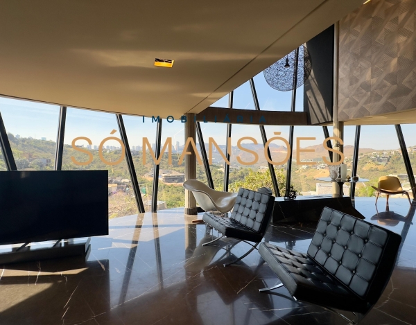 Casa de Luxo de 657 m² à Venda com 4 Suítes e Vista Panorâmica no Vale dos Cristais, Nova Lima - MG