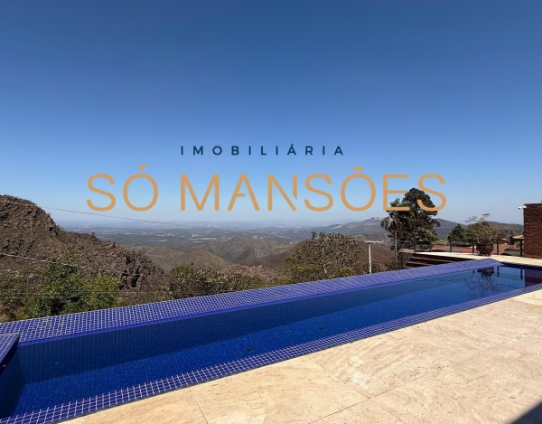 Casa de Luxo de 483 m² à Venda com 3 Suítes e Vista Panorâmica no Condomínio Retiro das Pedras, Brumadinho - MG
