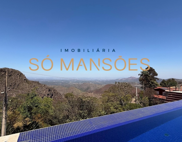 Casa de Luxo de 483 m² à Venda com 3 Suítes e Vista Panorâmica no Condomínio Retiro das Pedras, Brumadinho - MG